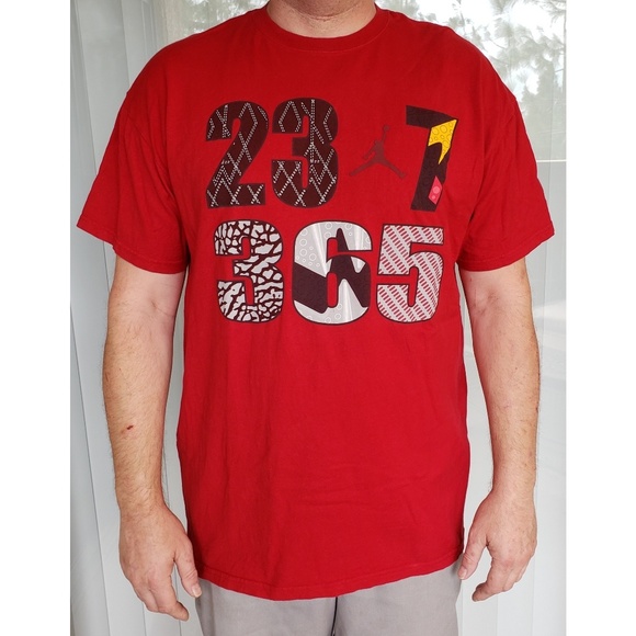 Jordan Other - Michael Jordan 23 7 365 jumpman graphic tshirt tee